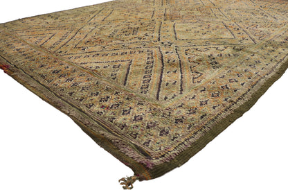 7 x 11 Vintage Zayane Moroccan Rug 21198