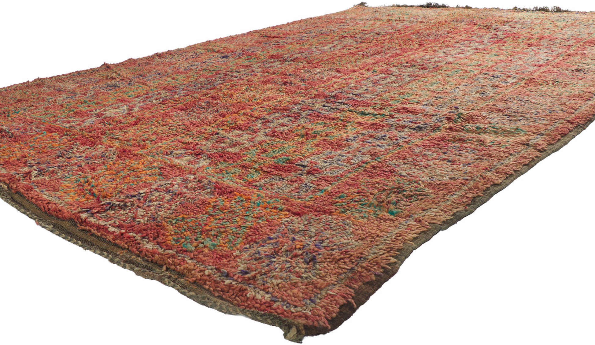7 x 11 Vintage Beni MGuild Moroccan Rug 21202