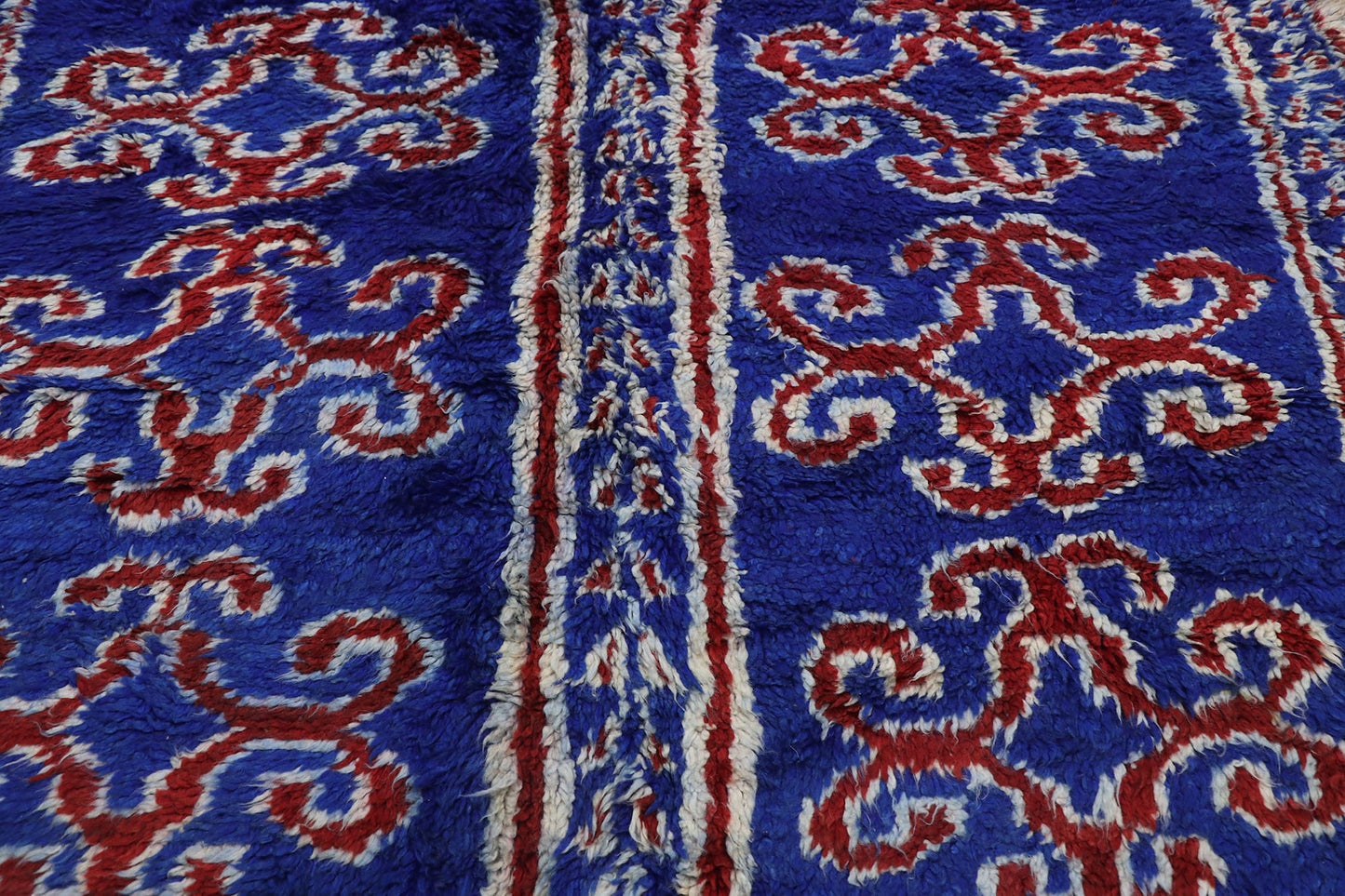 7 x 12 Vintage Blue Beni MGuild Moroccan Rug 21205
