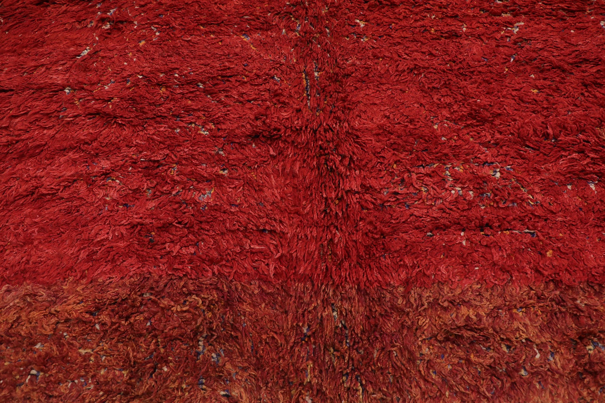 7 x 13 Vintage Red Moroccan Rug 21208