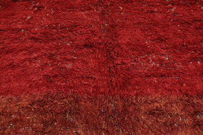 7 x 13 Vintage Red Moroccan Rug 21208