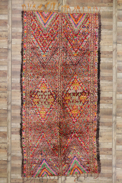 6 x 13 Vintage Red Beni MGuild Moroccan Rug 21210