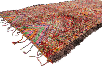 6 x 13 Vintage Red Beni MGuild Moroccan Rug 21210