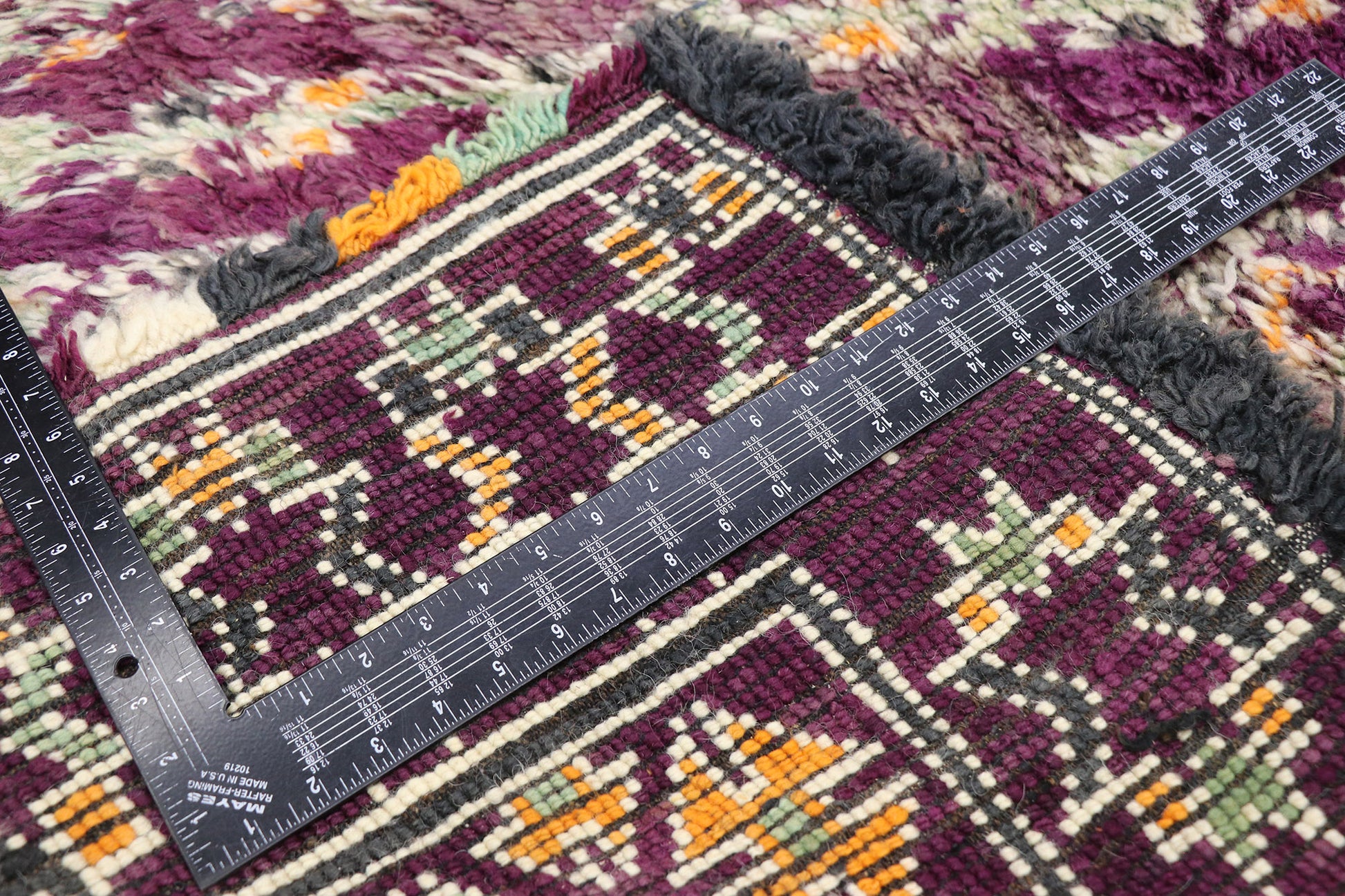 7 x 11 Vintage Purple Beni MGuild Moroccan Rug 21211