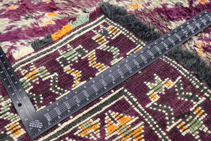 7 x 11 Vintage Purple Beni MGuild Moroccan Rug 21211