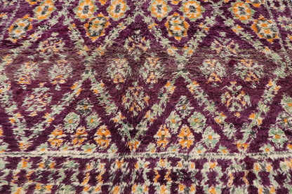 7 x 11 Vintage Purple Beni MGuild Moroccan Rug 21211