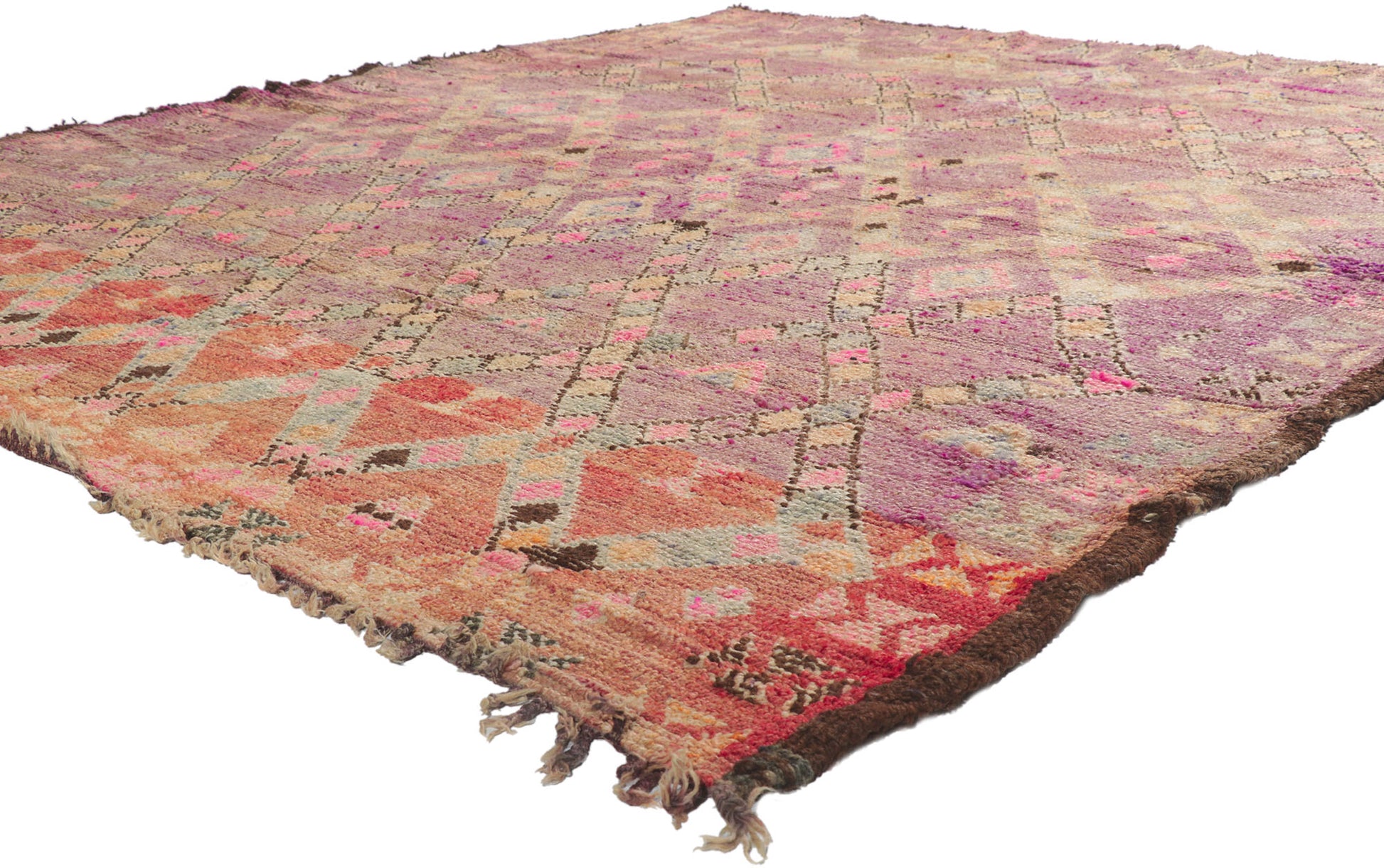 7 x 9 Vintage Moroccan Rug 21214