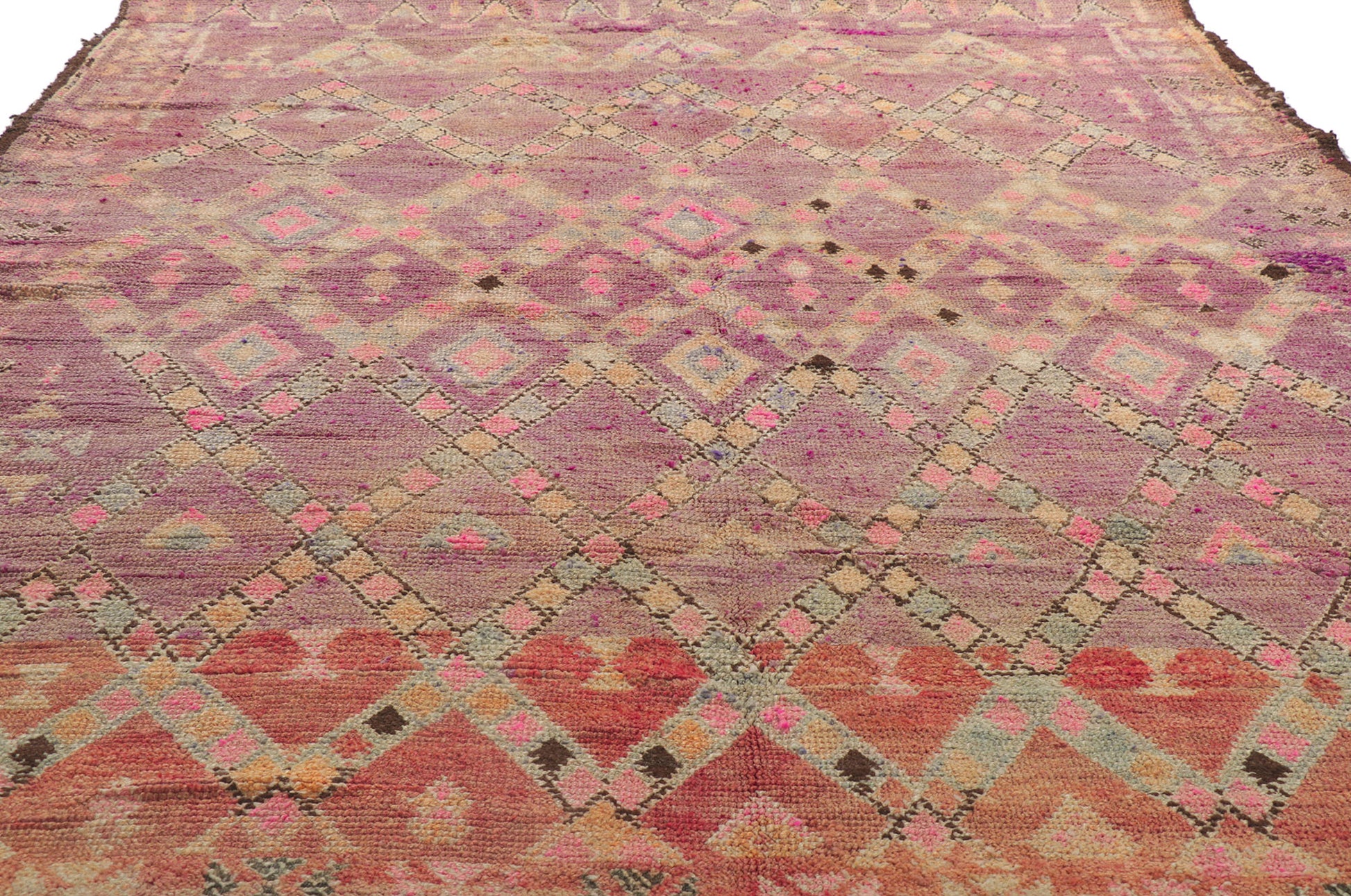 7 x 9 Vintage Moroccan Rug 21214