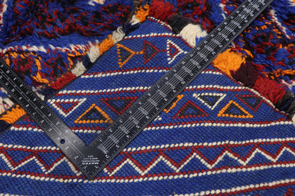 6 x 13 Vintage Blue Moroccan Rug 21215