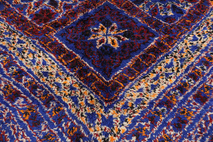 6 x 13 Vintage Blue Moroccan Rug 21215