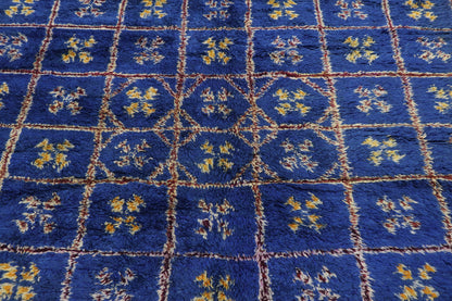 6 x 14 Vintage Blue Beni MGuild Moroccan Rug 21217