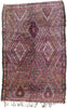 7 x 11 Vintage Purple Moroccan Rug 21222