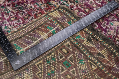 7 x 11 Vintage Purple Moroccan Rug 21222