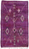 6 x 10 Vintage Purple Beni Mrirt Moroccan Rug 21223