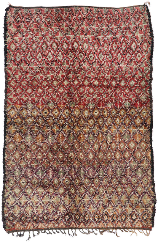 6 x 9 Vintage Moroccan Rug 21225