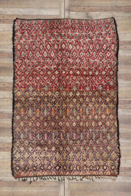 6 x 9 Vintage Moroccan Rug 21225