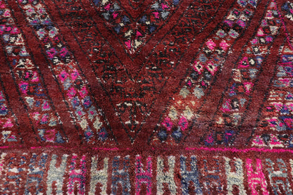 7 x 12 Vintage Beni M'Guild Moroccan Rug 21227