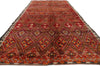 7 x 15 Vintage Red Beni M'Guild Moroccan Rug 21228