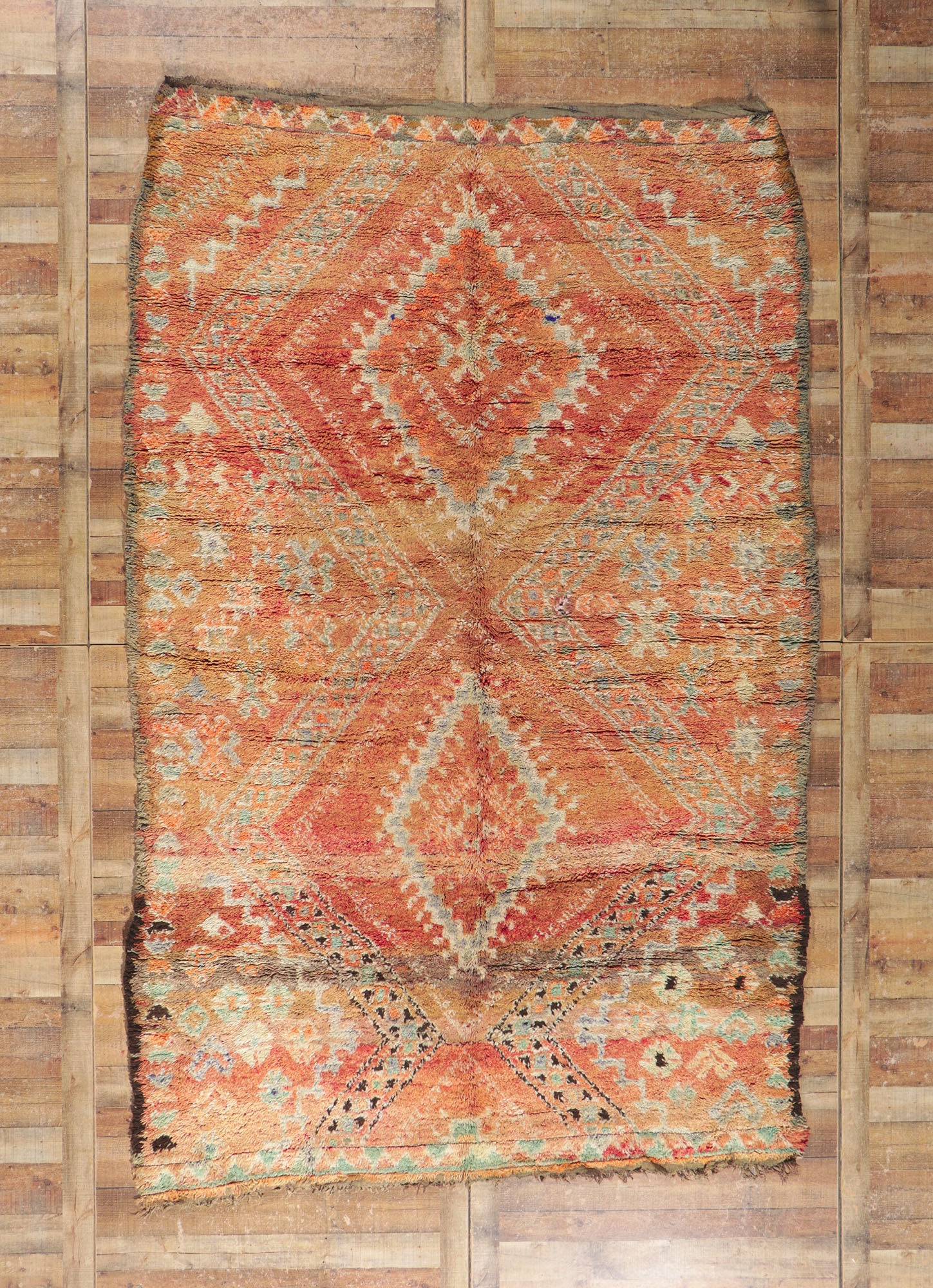7 x 12 Vintage Moroccan Rug 21230