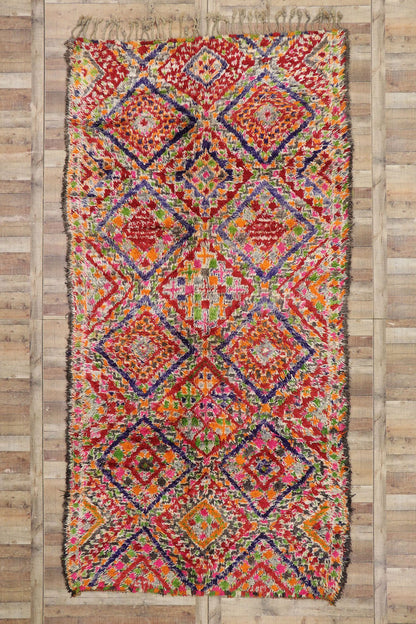 7 x 14 Vintage Moroccan Rug 21233