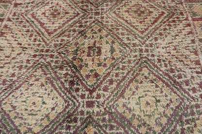 7 x 13 Vintage Zayane Moroccan Rug 21234
