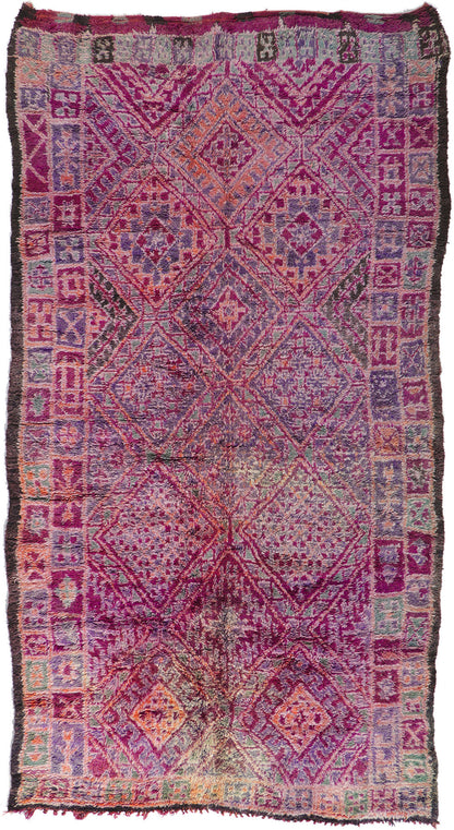 7 x 13 Vintage Moroccan Beni M'Guild Rug 21238