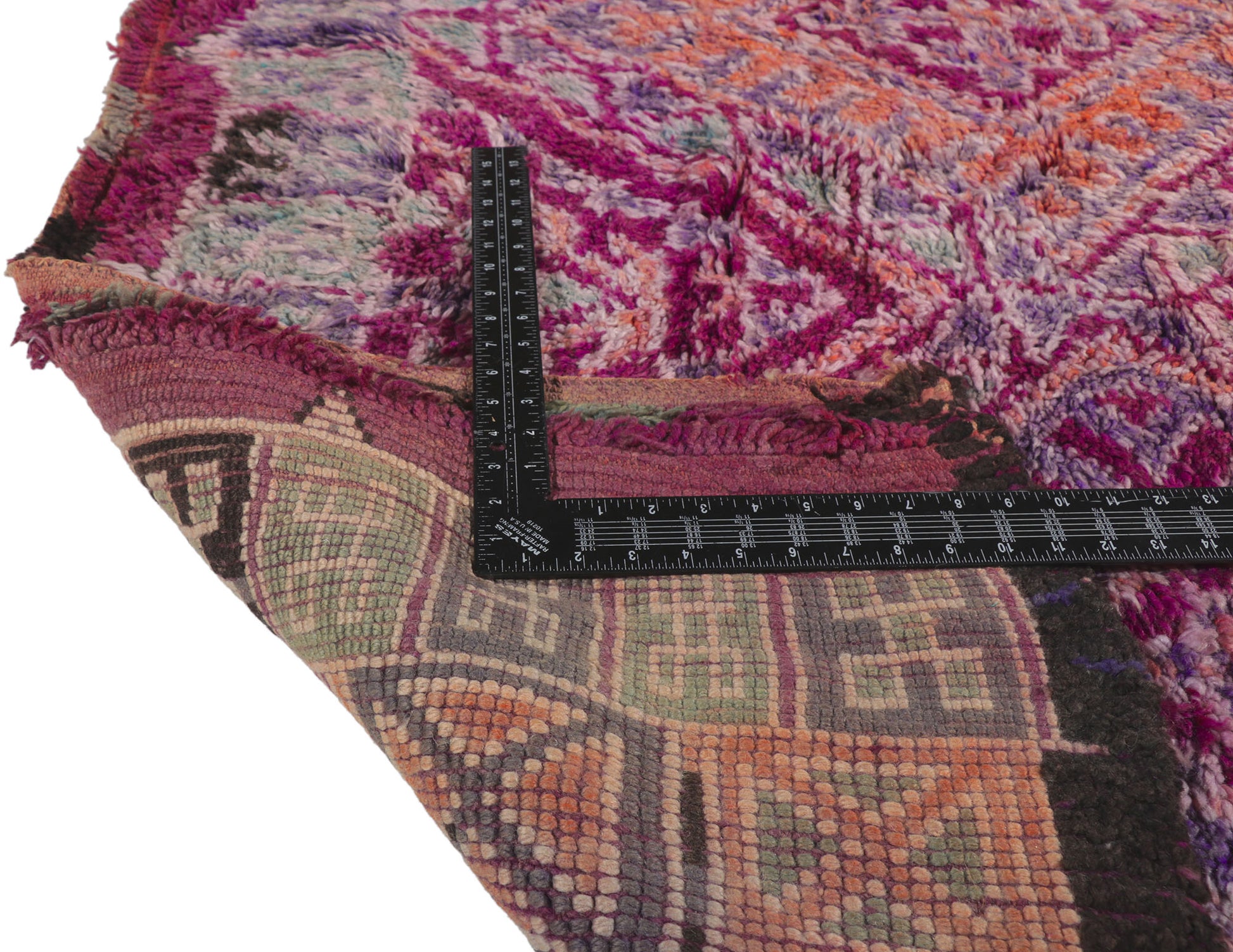 7 x 13 Vintage Moroccan Beni M'Guild Rug 21238
