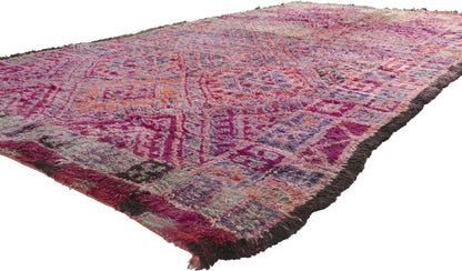 7 x 13 Vintage Moroccan Beni M'Guild Rug 21238