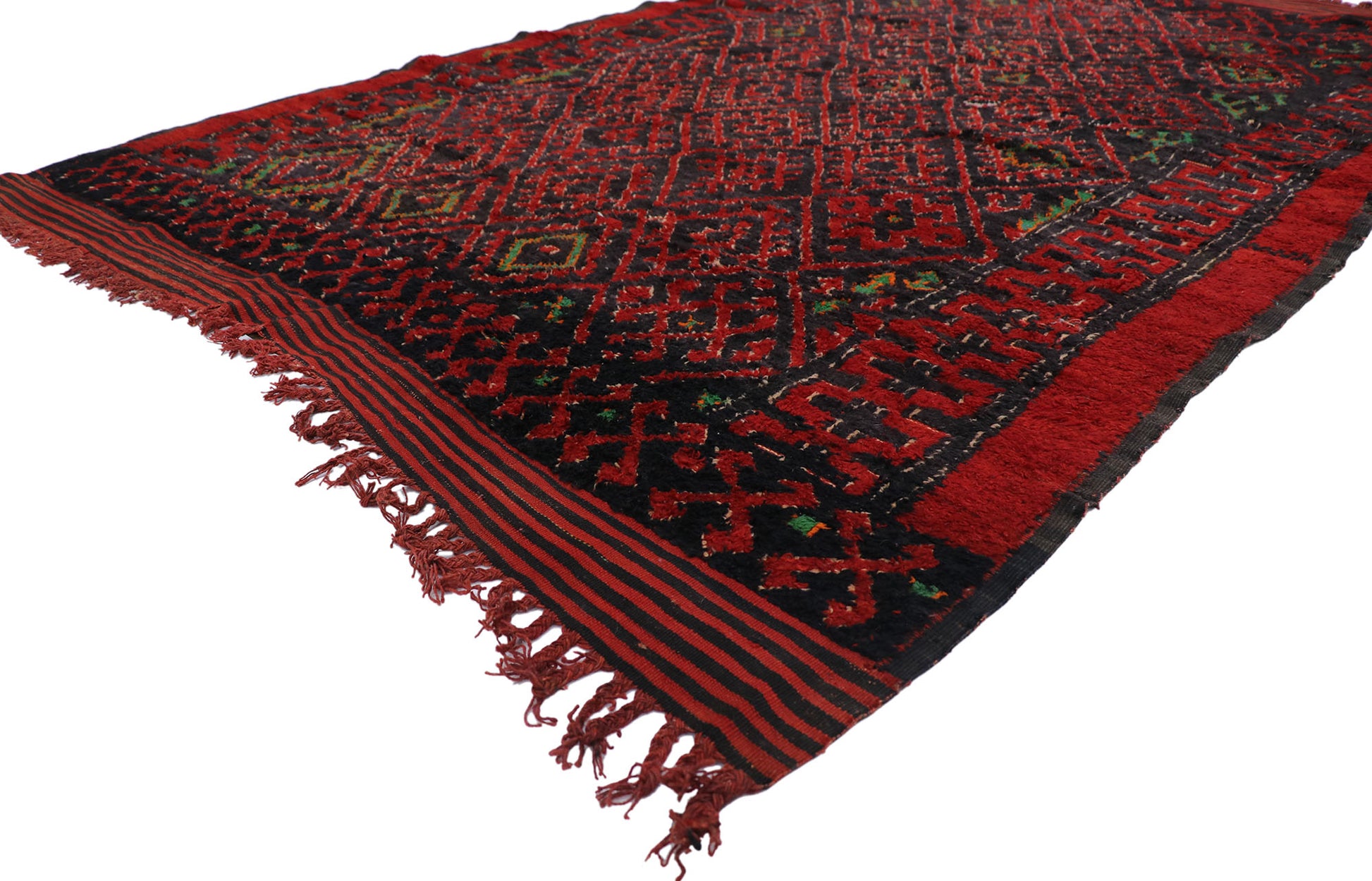 6 x 8 Vintage Beni MGuild Moroccan Rug 21239