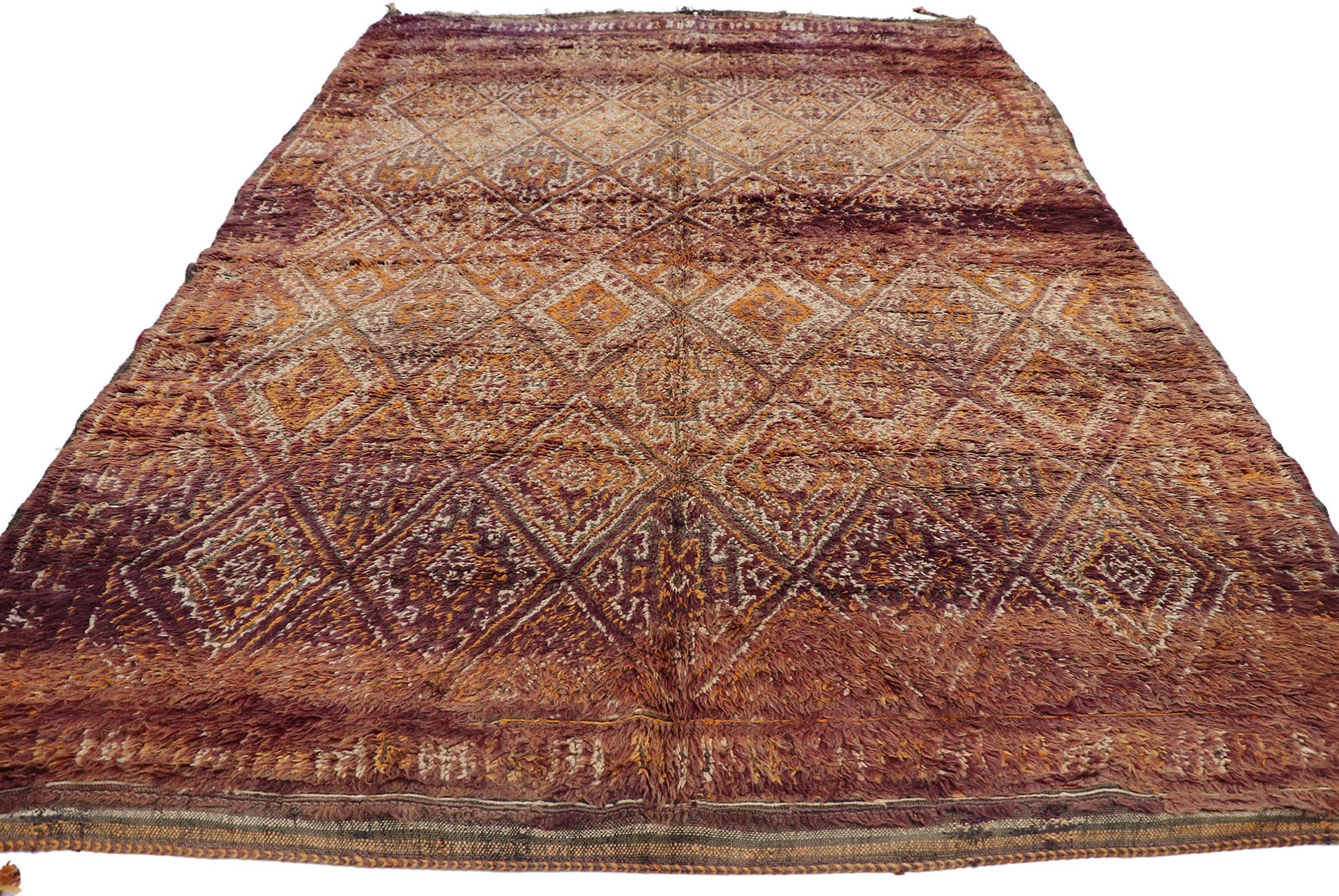 7 x 10 Vintage Beni MGuild Moroccan Rug 21242