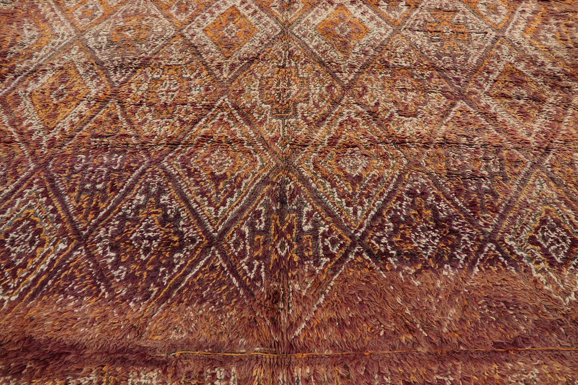7 x 10 Vintage Beni MGuild Moroccan Rug 21242