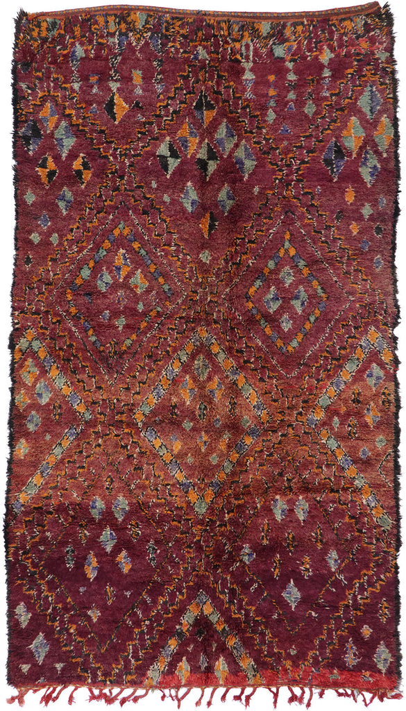 6 x 11 Vintage Beni MGuild Moroccan Rug 21244