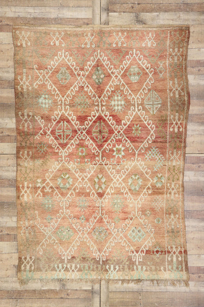 6 x 9 Vintage Beni MGuild Moroccan Rug 21246