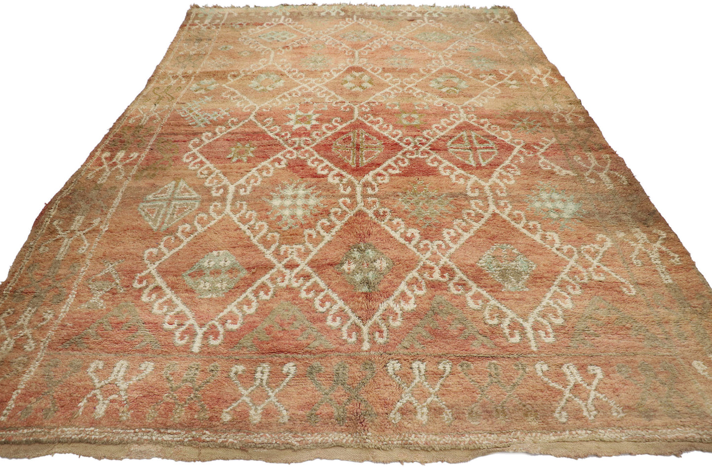 6 x 9 Vintage Beni MGuild Moroccan Rug 21246