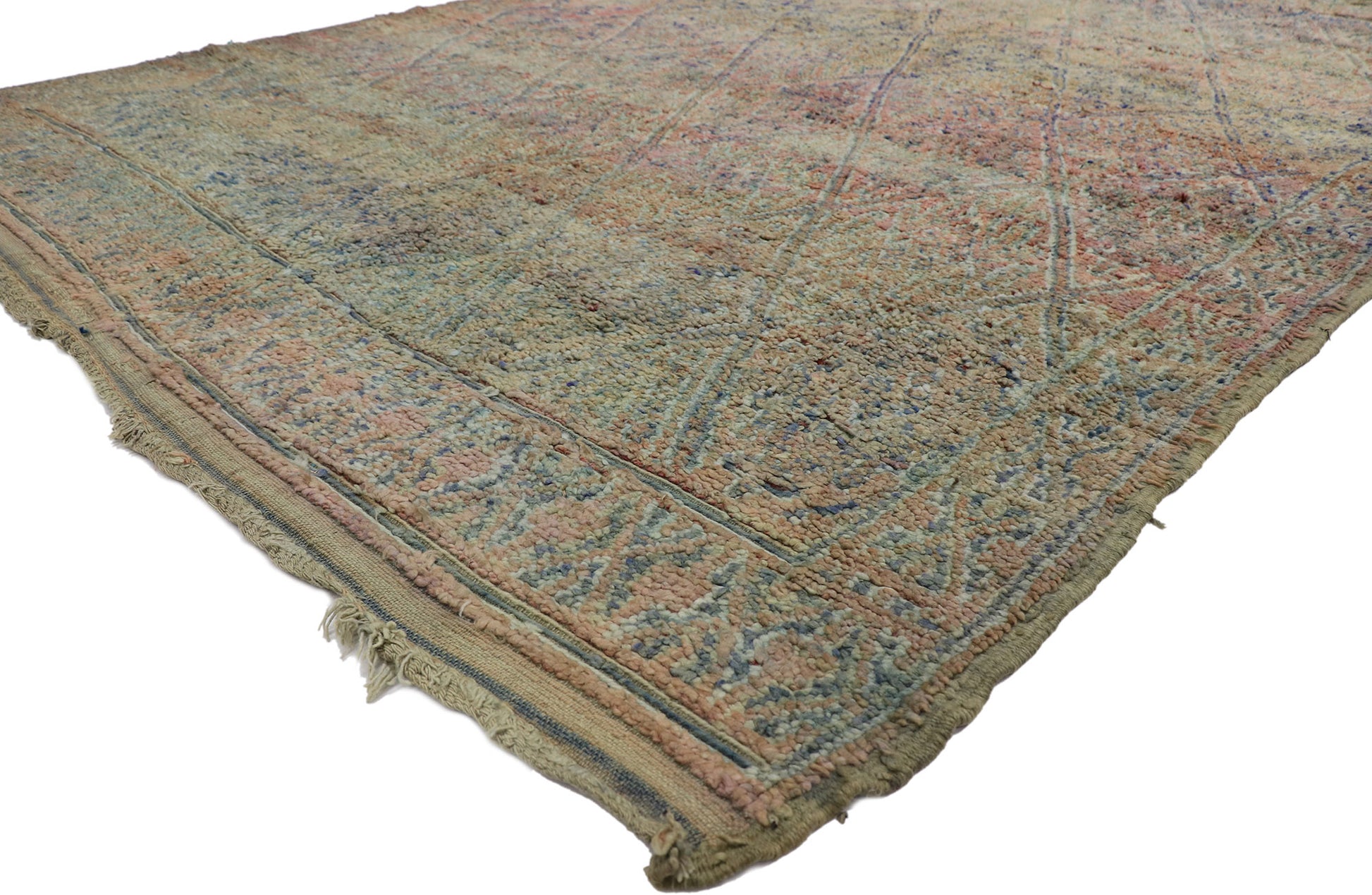 7 x 11 Vintage Moroccan Rug 21248