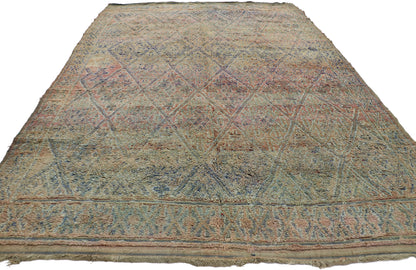 7 x 11 Vintage Moroccan Rug 21248