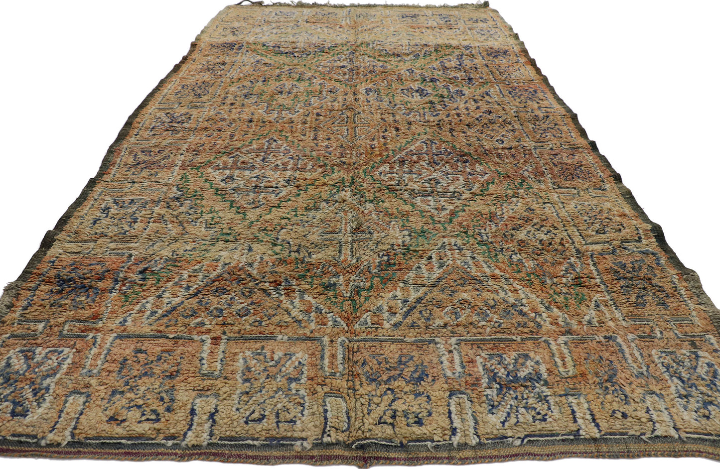 6 x 10 Vintage Beni MGuid Moroccan Rug 21249