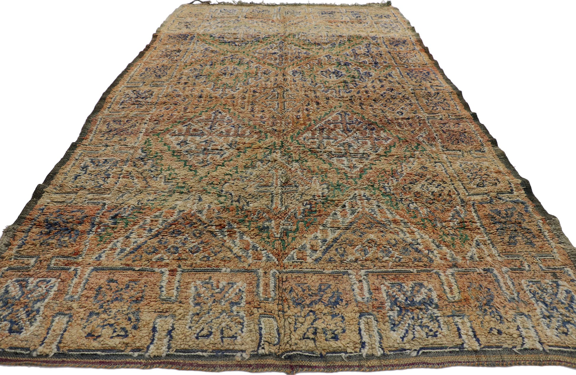 6 x 10 Vintage Beni MGuid Moroccan Rug 21249