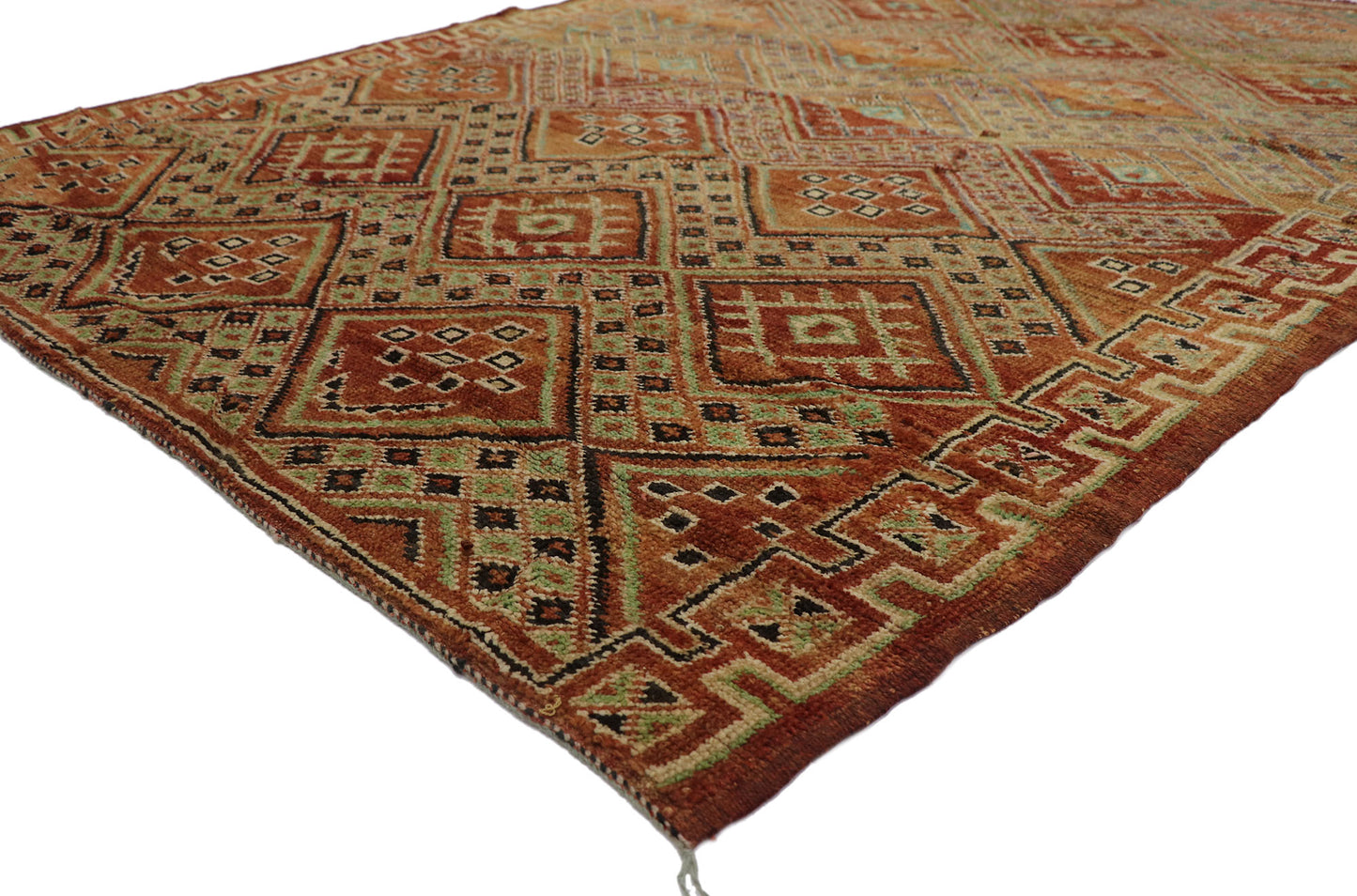 6 x 8 Vintage Beni MGuild Moroccan Rug 21250