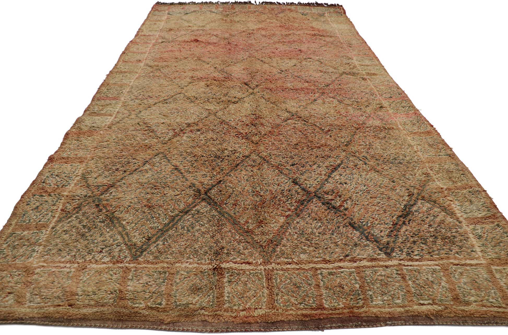 6 x 12 Vintage Zayane Moroccan Rug 21251