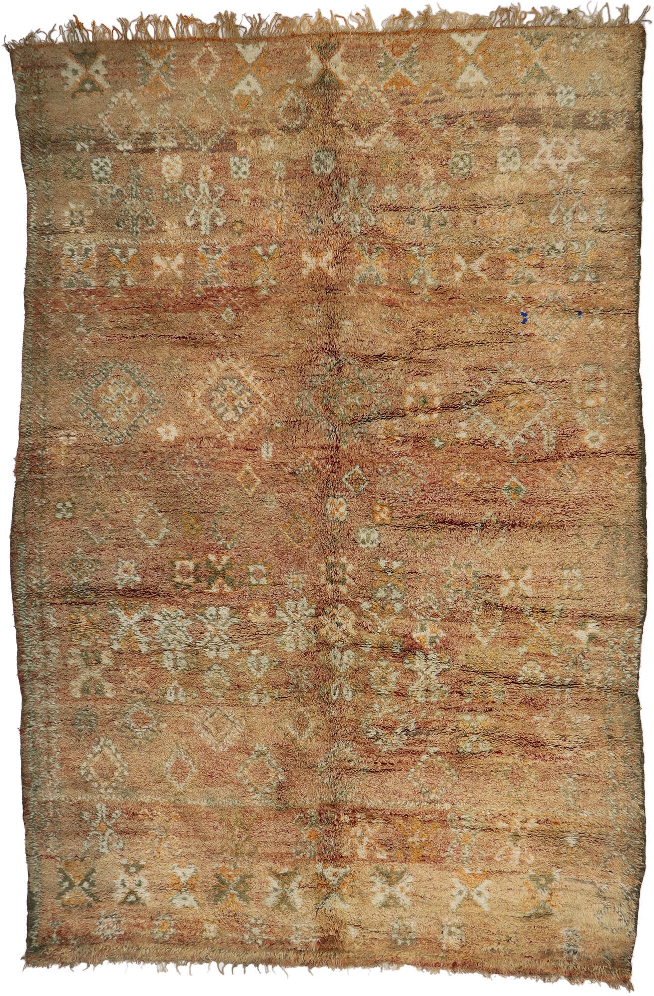 7 x 10 Vintage Beni MGuild Moroccan Rug 21253
