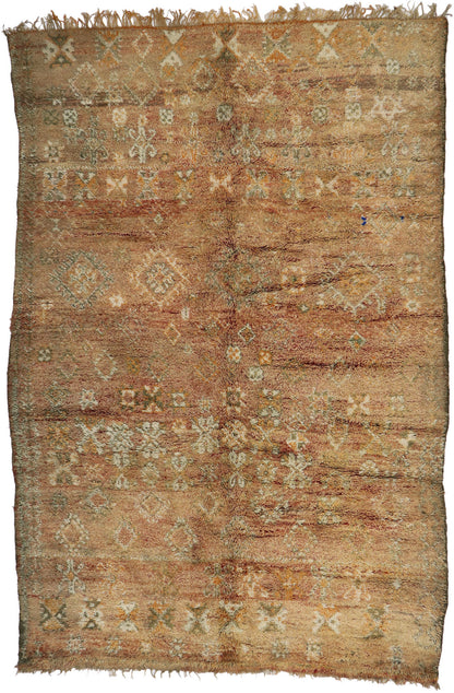 7 x 10 Vintage Beni MGuild Moroccan Rug 21253