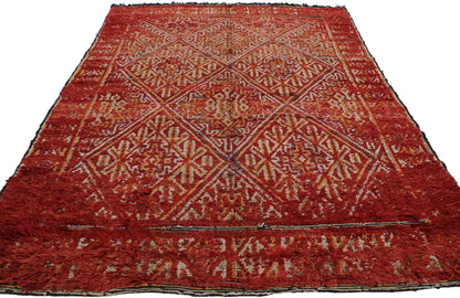 6 x 9 Vintage Beni MGuild Moroccan Rug 21254