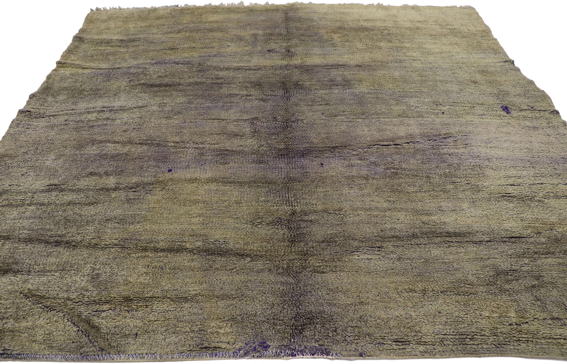 7 x 7 Vintage Purple Beni Mrirt Moroccan Rug 21257