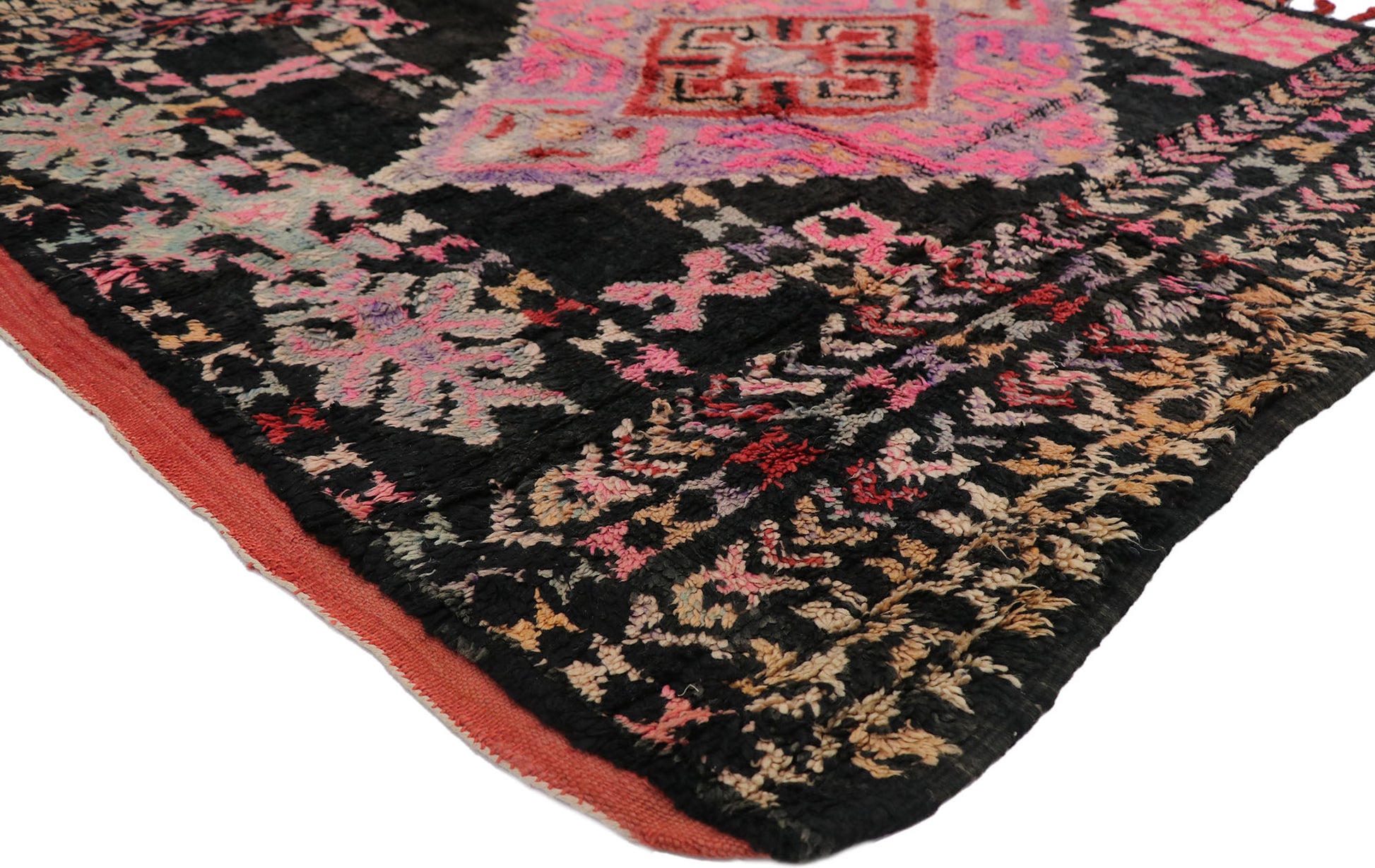 5 x 6 Vintage Boujad Moroccan Rug 21258