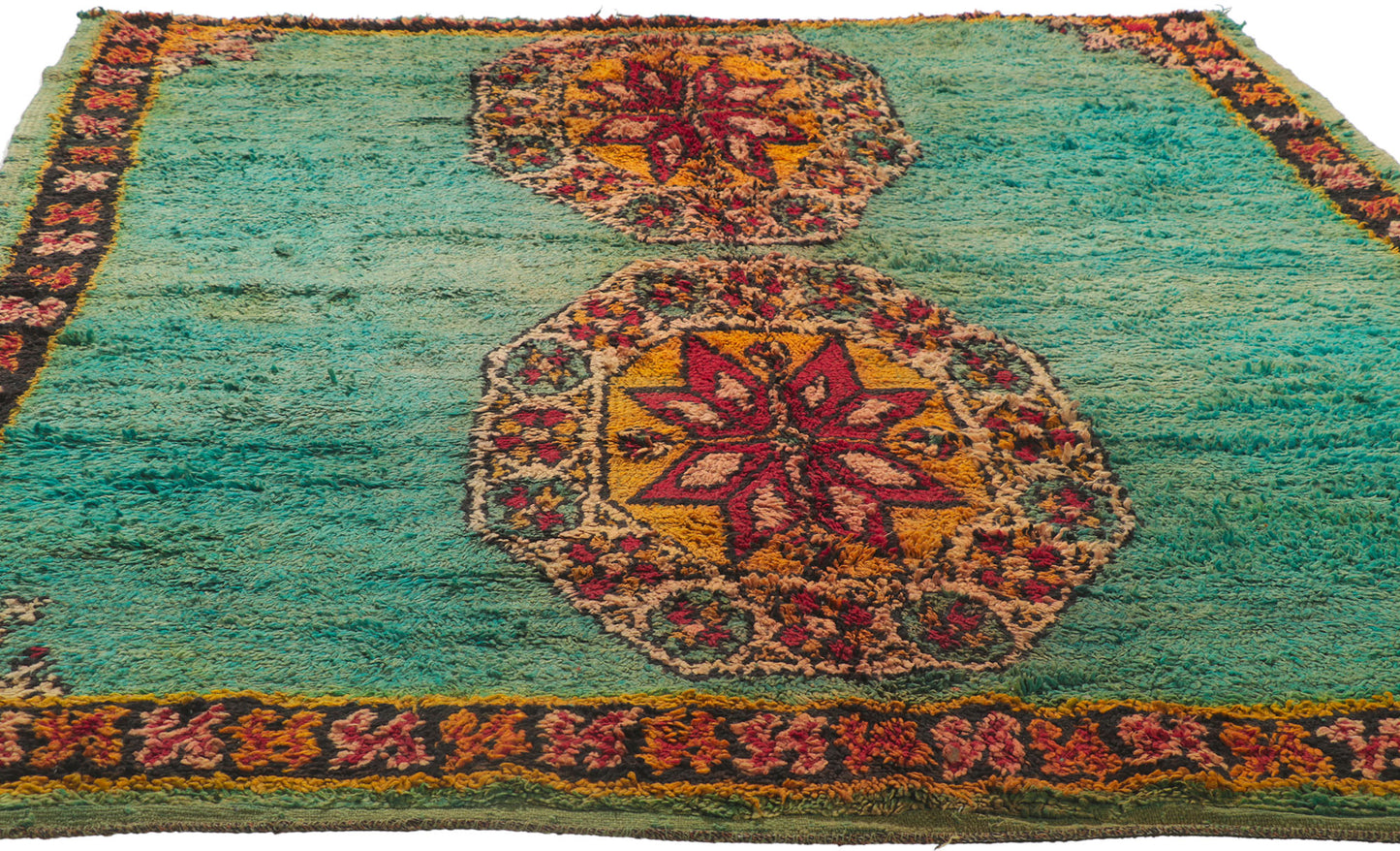 7 x 9 Vintage Moroccan Rug 21261