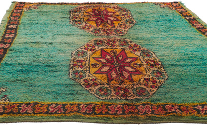 7 x 9 Vintage Moroccan Rug 21261