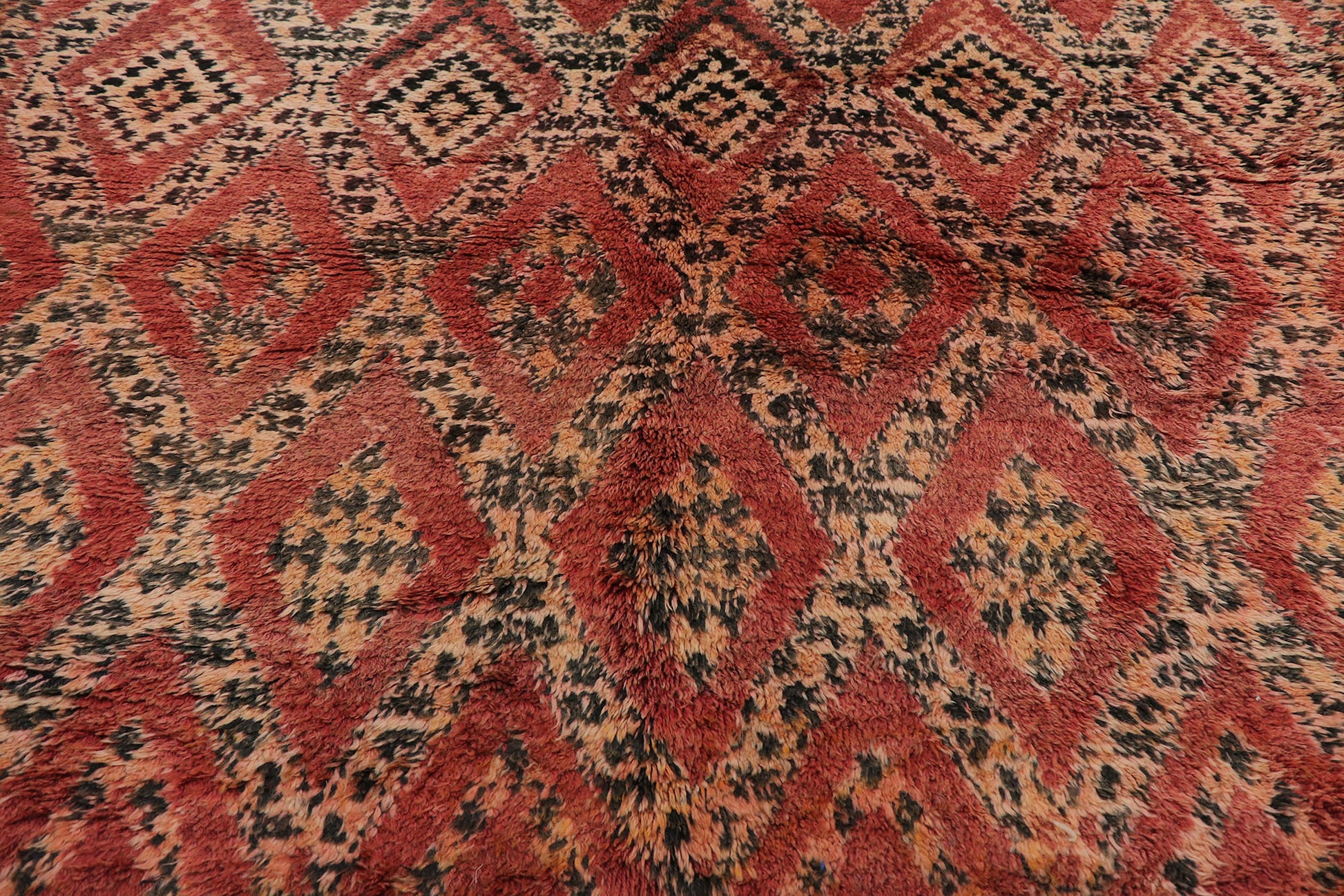 6 x 12 Vintage Moroccan Beni Ourain Rug 21263
