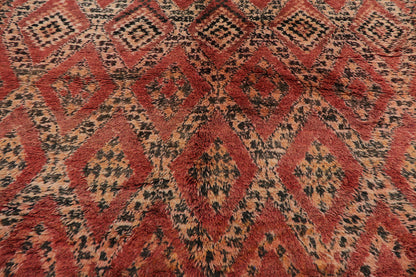 6 x 12 Vintage Moroccan Beni Ourain Rug 21263