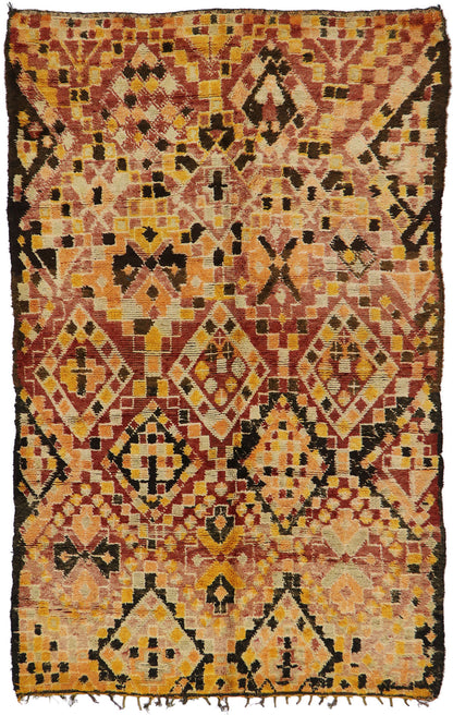 6 x 9 Vintage Beni MGuild Moroccan Rug 21268